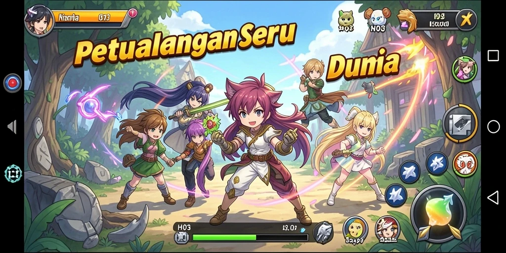 Tampilan menakjubkan dari gameplay H03 yang penuh aksi.