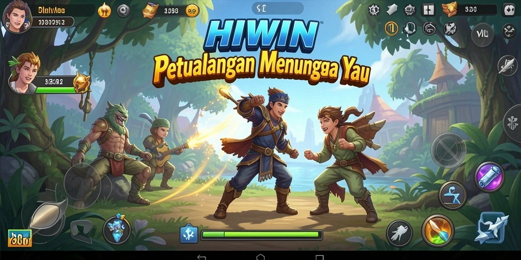 Gameplay HIWIN yang menakjubkan dalam dunia petualangan.