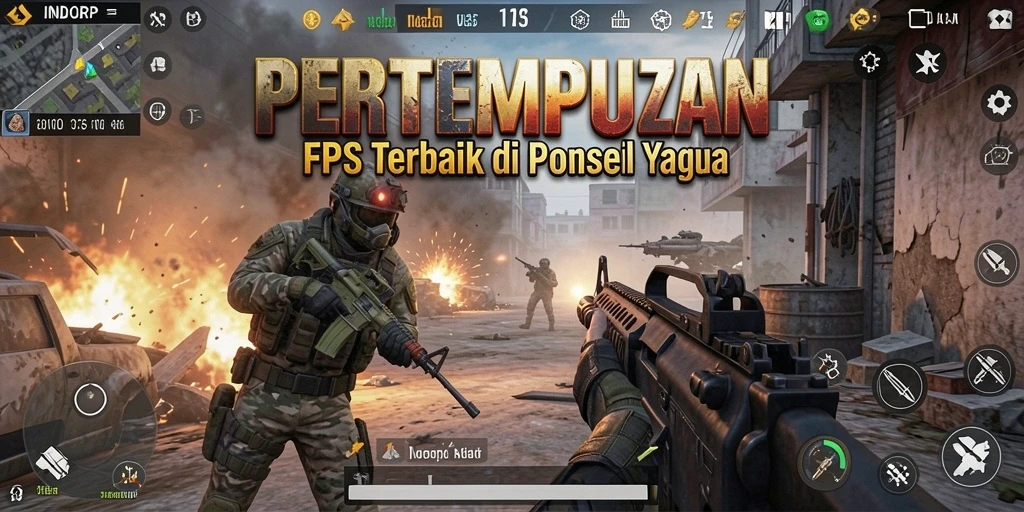Gameplay seru dengan grafis FPS yang mengesankan.