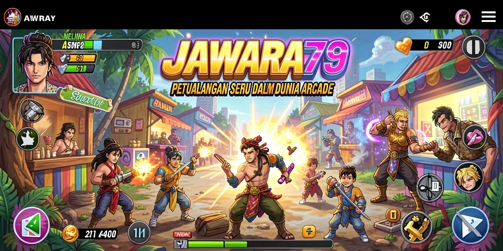 Gameplay seru dan menantang di JAWARA79.