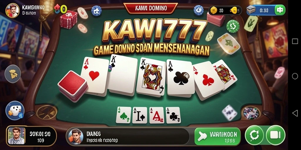 Gambaran menarik gameplay Domino di KAWI777.