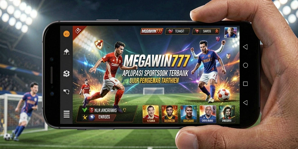Tampilan gameplay MEGAWIN777 dengan taruhan olahraga yang menarik.
