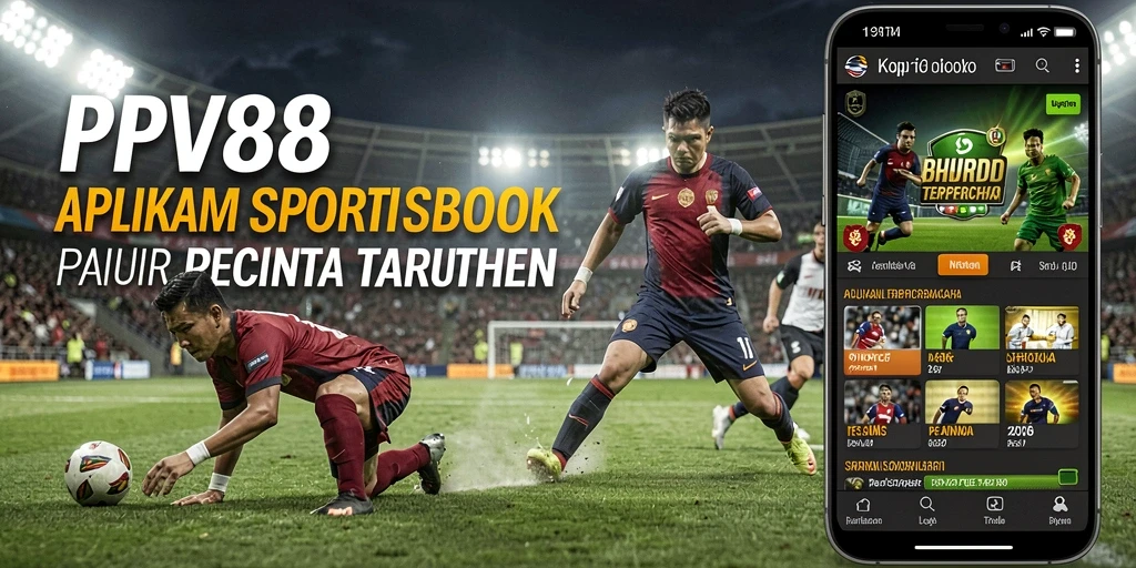 Tampilan antarmuka PPV88 dengan berbagai pilihan permainan Sportsbook.