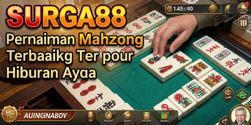 Screenshot SURGA88 menampilkan gameplay Mahjong yang seru dan menantang.
