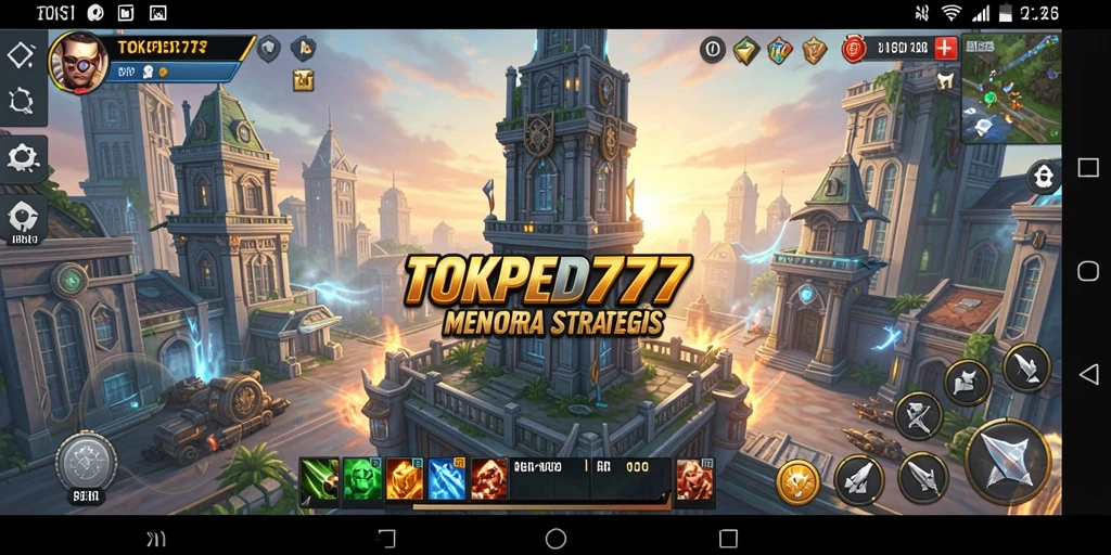 Screenshot gameplay TOKPED777 menampilkan aksi pertahanan yang mendebarkan.